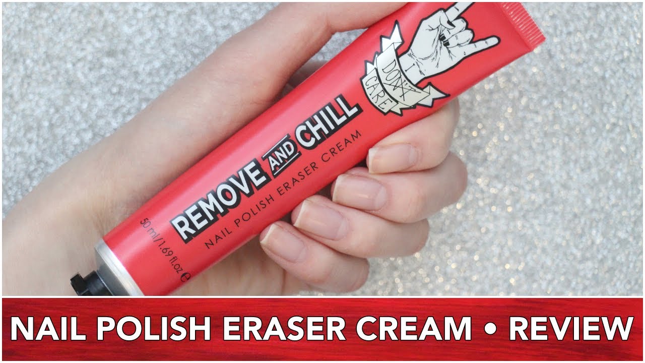 Remove and Chill Nail Polish Eraser Cream Demo & Review || caramellogram