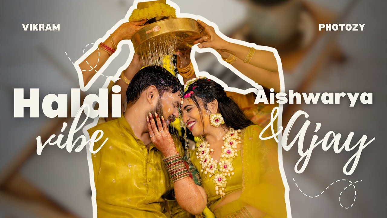 AISHWARYA+AJAY MAHADEVAN 4K HALDI TRAILER VIKRAM PHOTOZY