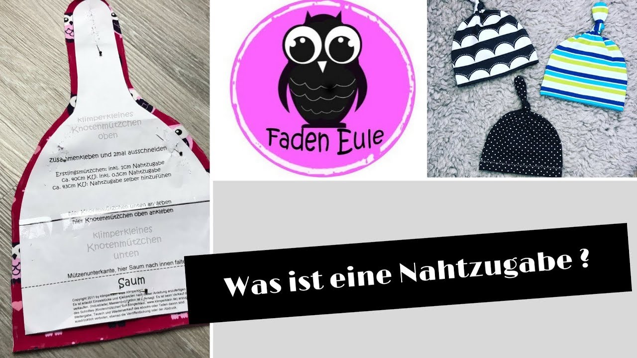 Die Nahtzugabe II Einblicke in einen Zuschnitt II Nähtips TO GO II FadenEule