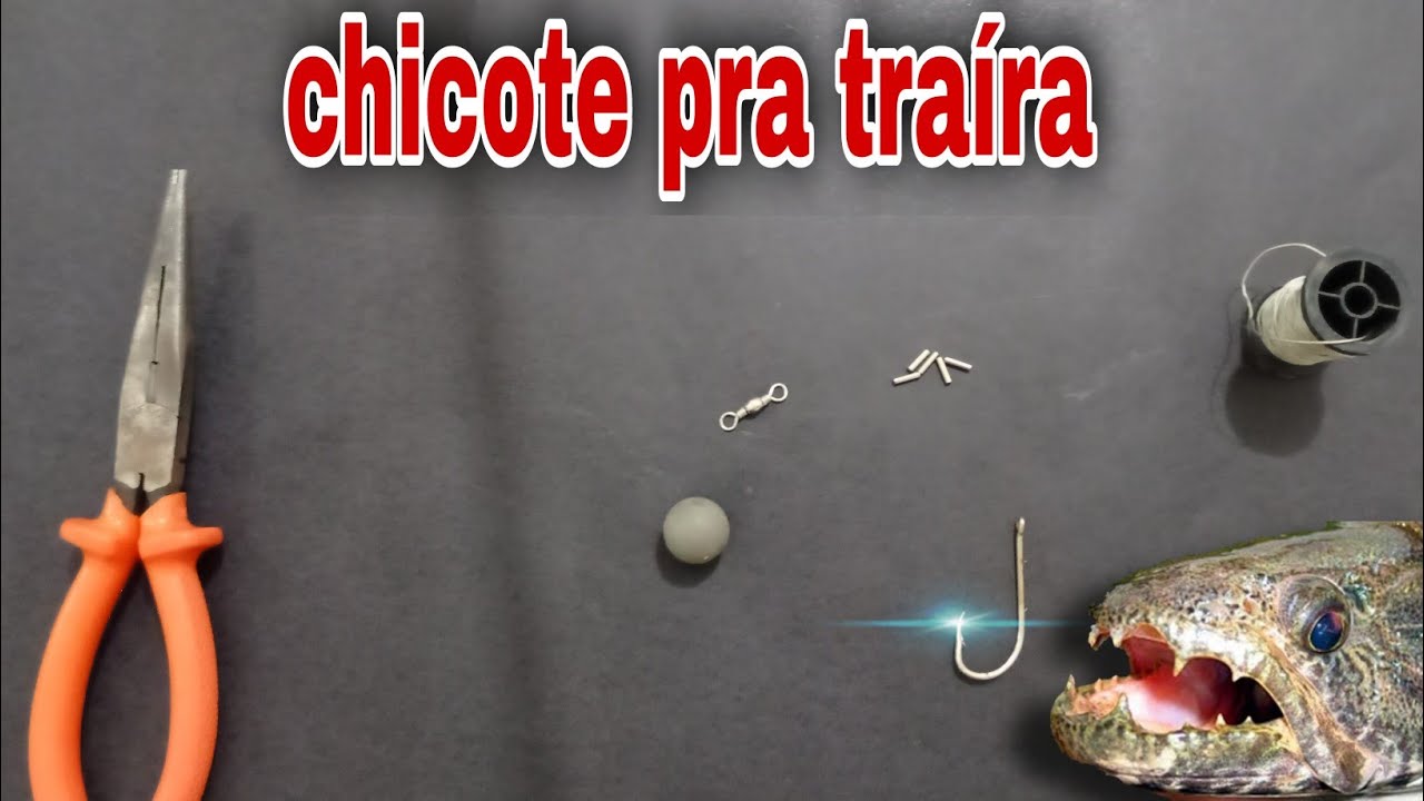 chicote de pesca pra traíra / dicas de pesca