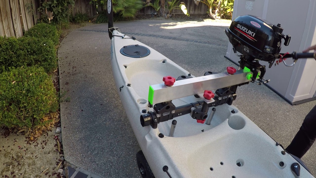My Hobie AI outboard motor mount