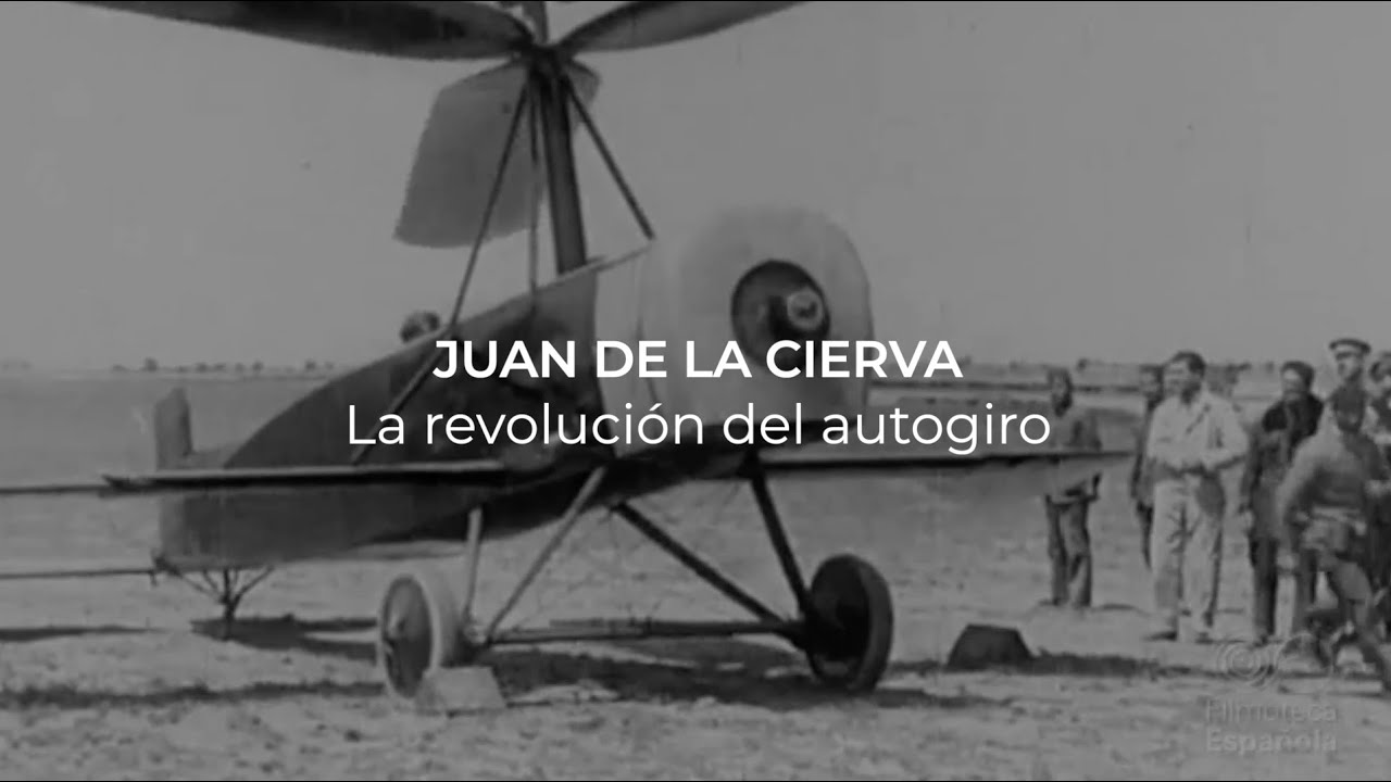 ¿Qué inventó Juan de la Cierva? El autogiro, predecesor del helicóptero 🚁