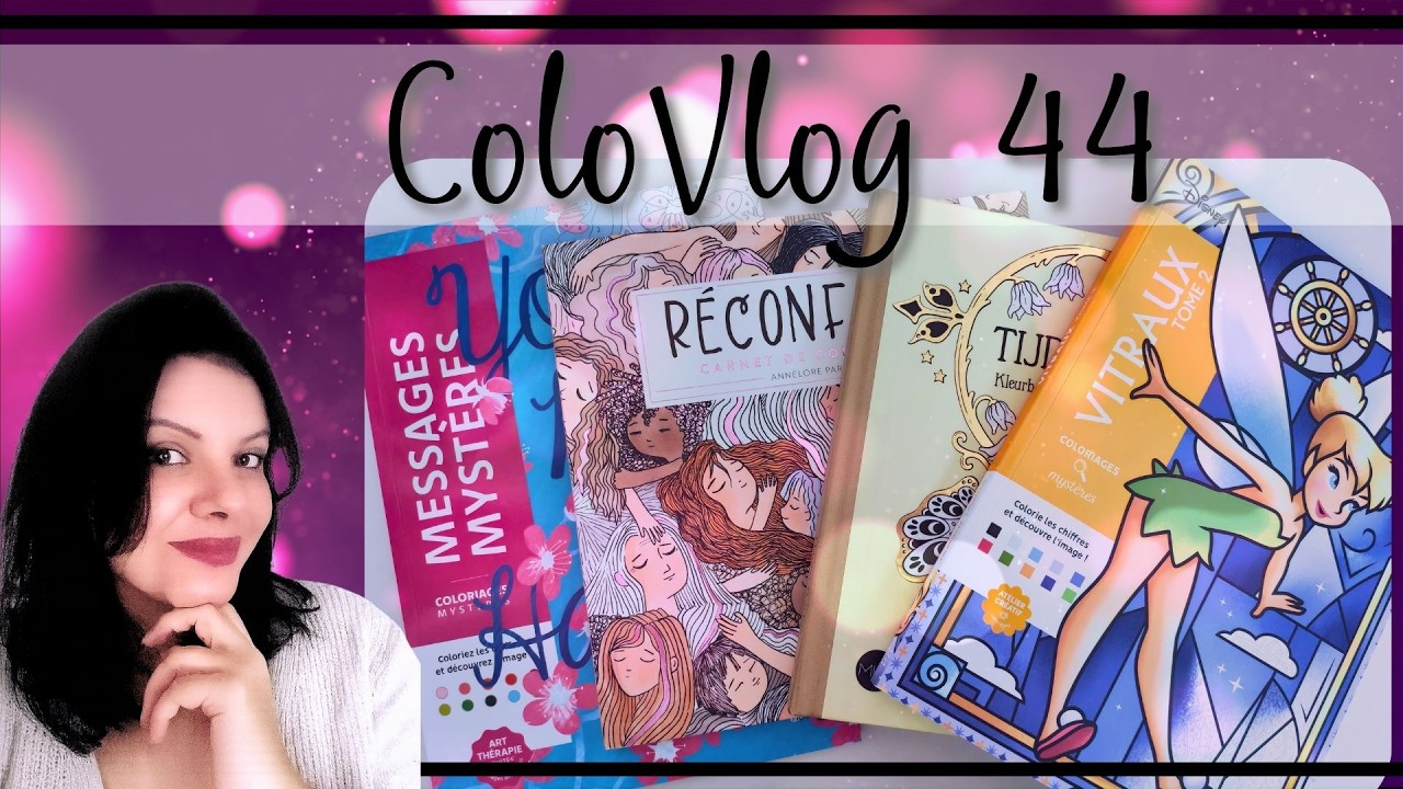 Des réceptions de livres, je m'éparpille et un portrait Hanna karlzon | ColoVlog 44