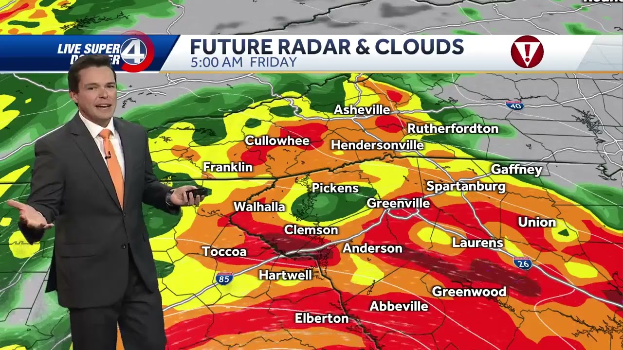 1:30 p m  Helene update  Latest path and Upstate impacts