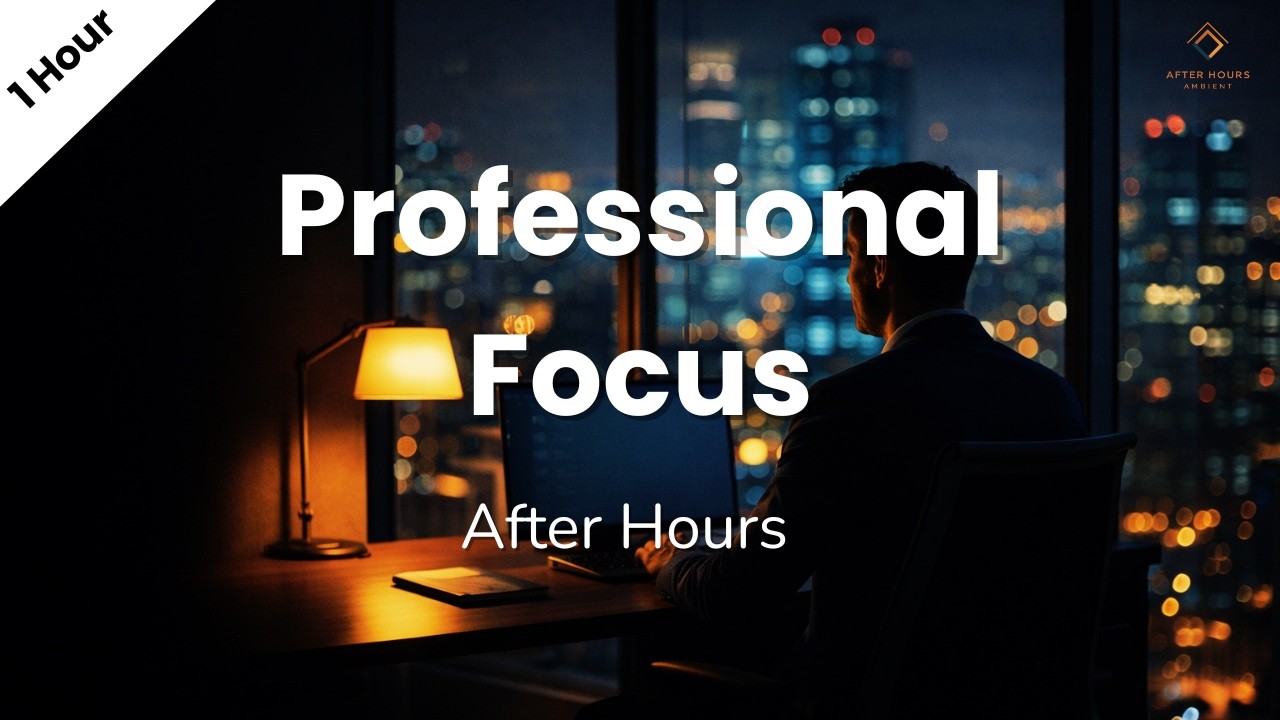 Professional Focus After Hours | Corporate Ambient for Quiet Evening Work