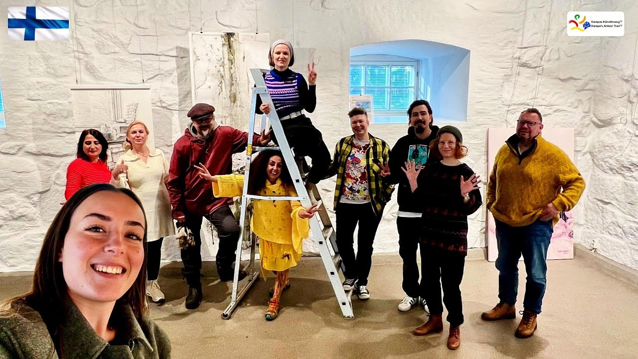 Ausstellungsvorbereitung in Lappeenranta | Dream Year of Culture 2024 | Europas Künstlerweg®