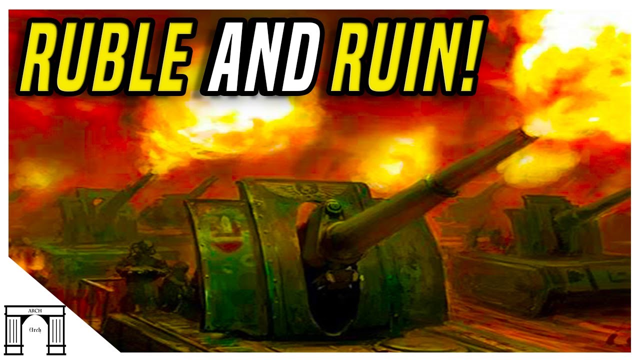 40K Imperial Armour! The Basilisk Self Propelled Artillery And The Earthshaker Cannon!