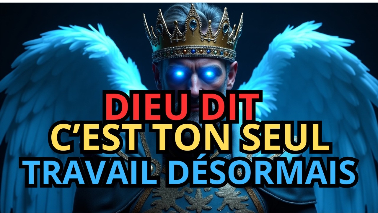 🚨 ÉLUS : VOICI LE TRAVAIL QUE DIEU VOUS A DONNÉ SUR TERRE — FINISSEZ-LE AVANT TOUT !