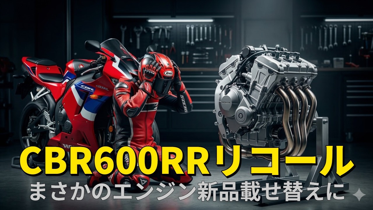 CBR600RRリコール…まさかのエンジン新品載せ替えに！！