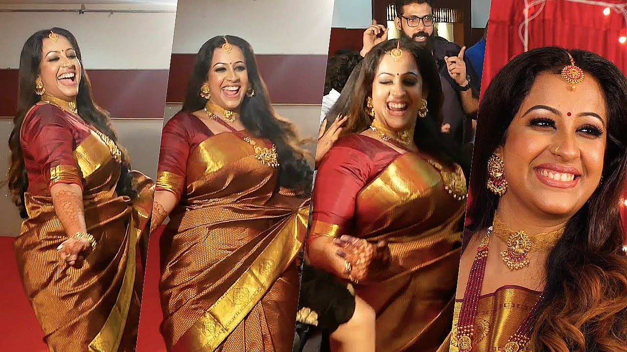 Soubhagya Wedding Eve Blasting Dance Perfomance | Soubhagya Venkitesh, Arjun Sekhar, Thara Kalyan