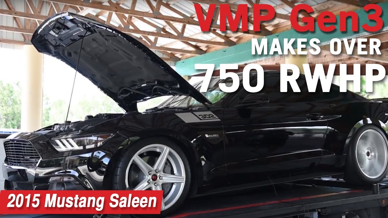 VMP Performance | VMP Gen3 Powered 2015 Saleen makes 750+ rwhp!