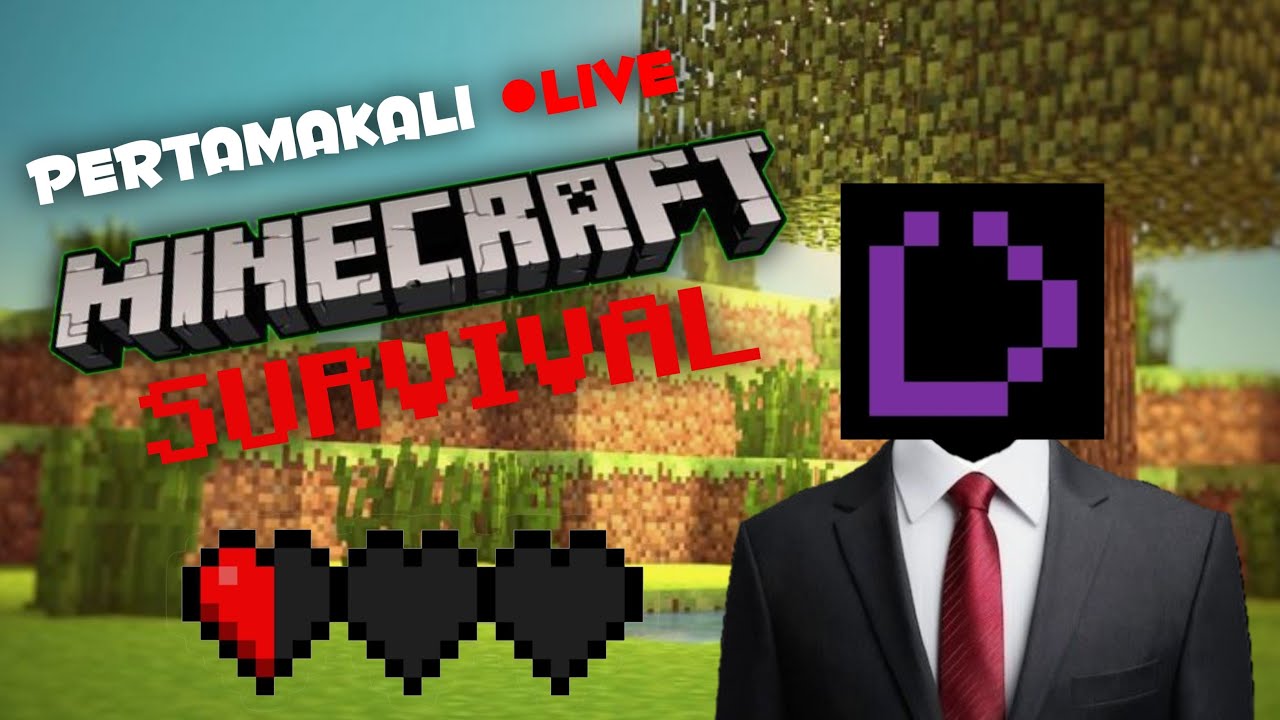 INI LIVE STREAM PERTAMAKU DAN AKU MEMUTUSKAN UNTUK BERMAIN MINECRAFT !!