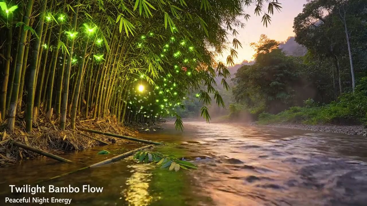 Forest Stream Harmony with Piano