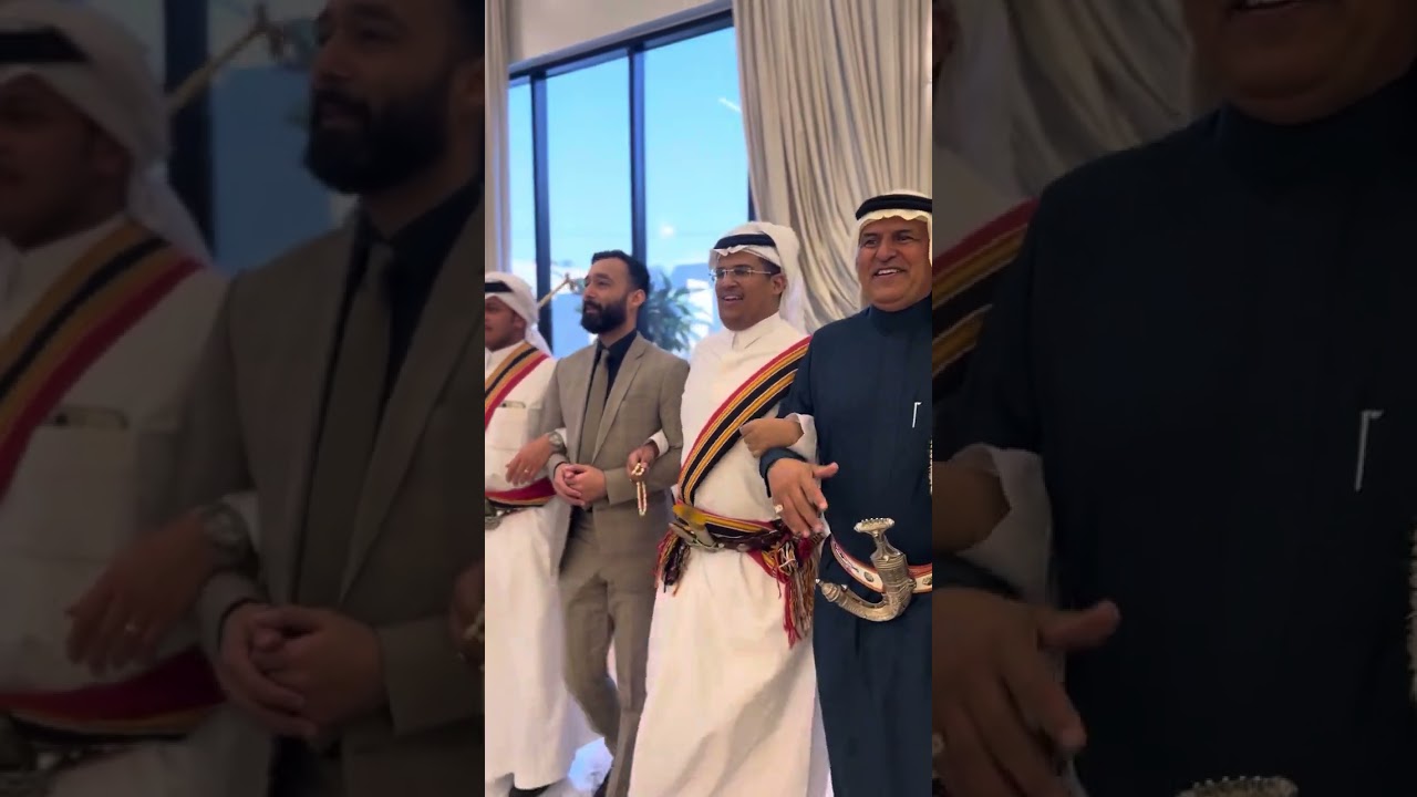 رجال اعمال من الولايات المتحدة في ضيافه اللواء : معيض بن جبرة الشهري ومشاركه فرقة النماص الشعبية🇺🇸🇸🇦