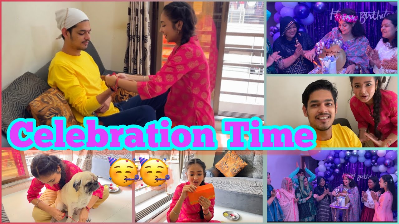 Rakshabandhan Vlog | Dipika bhabhi’s birthday celebration | Princee surprised by the gift I gave her