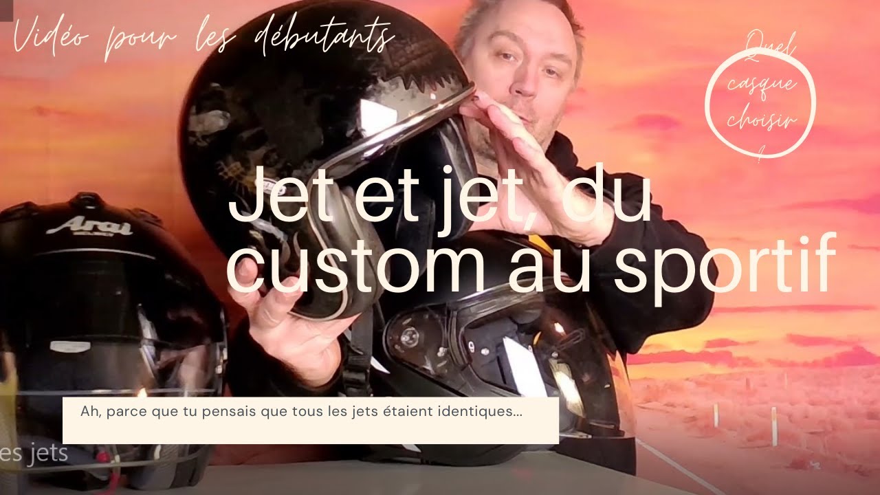 Les différents types de casque : les jets plus en détail