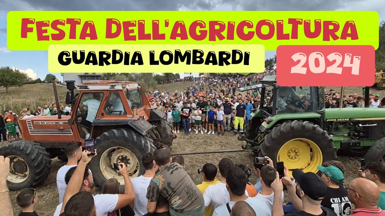 Guardia Lombardi (Av)Festa dell'Agricoltura 2024 Con Sfida Testa a Testa con Barra Fissa🚜🚜