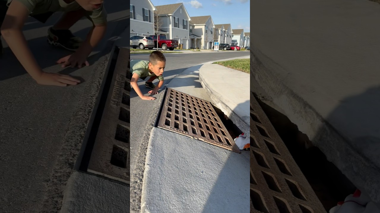 We Found a Scary Clown in the Sewer! #shorts