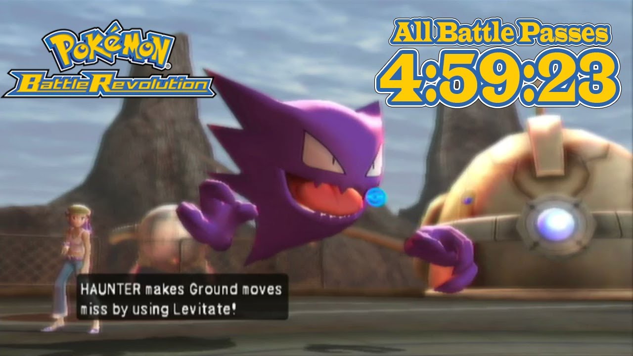 Pokémon Battle Revolution - All Battle Passes Speedrun in 