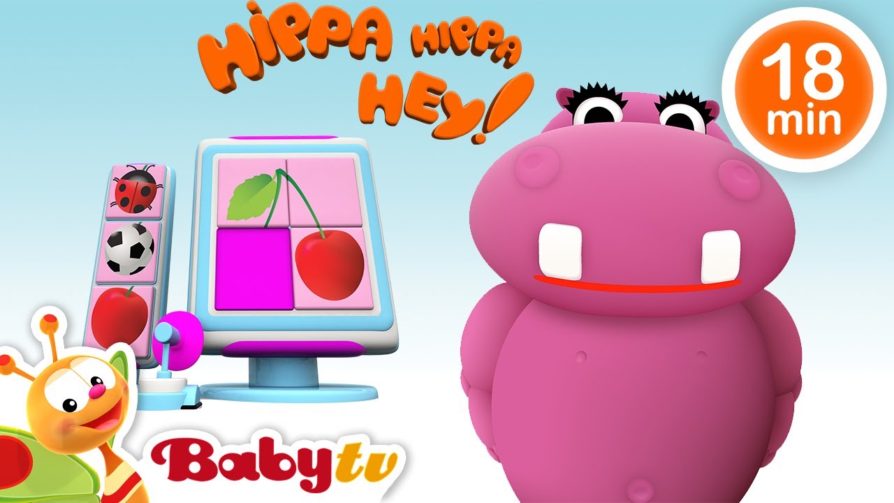 Hippa Hippa Hey 😍 🧩  Quebra-cabeças, jogos e aventura! | Desenhos Animados  @BabyTVBR