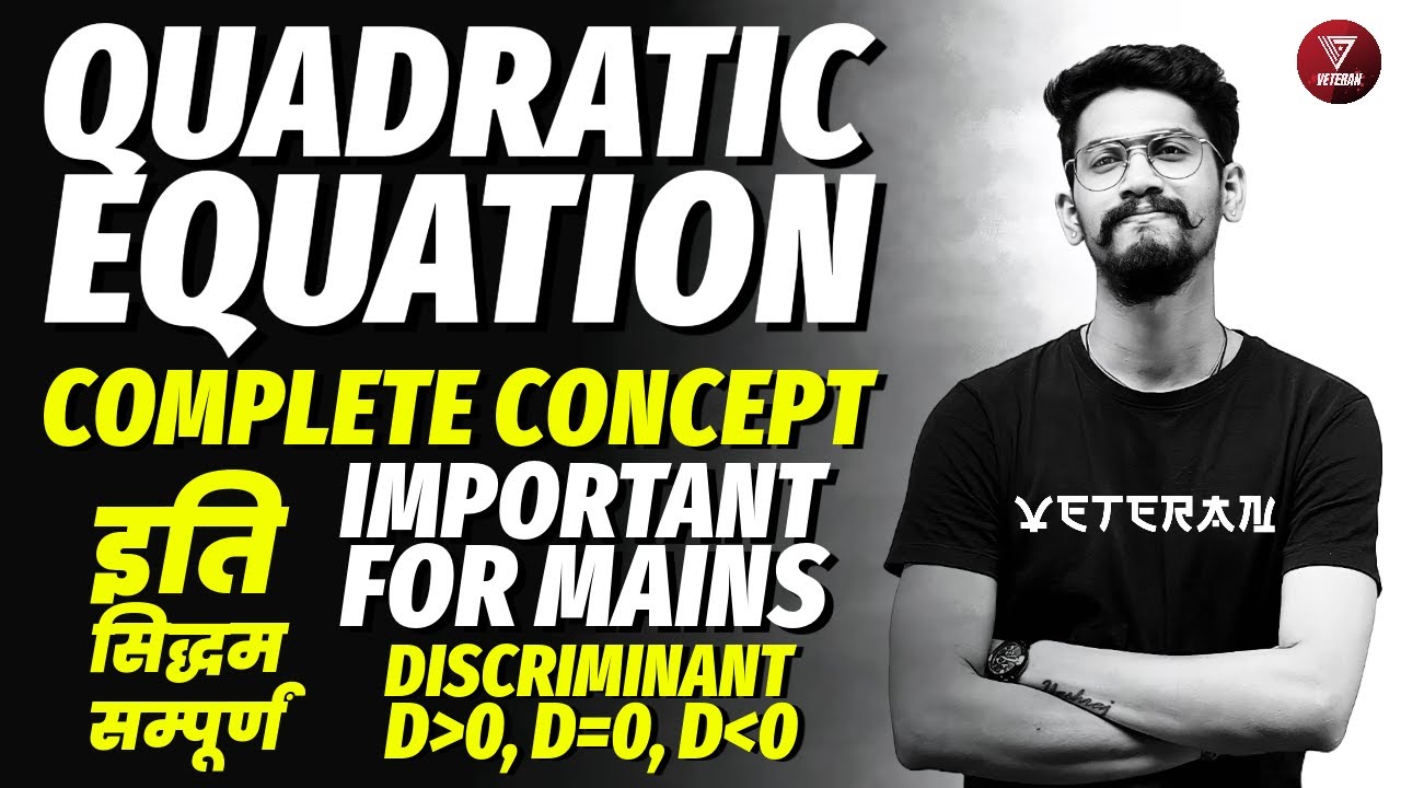 Quadratic Equation Complete Concepts | IBPS PO | SBI PO | Quant | Yashraj Sir | Veteran