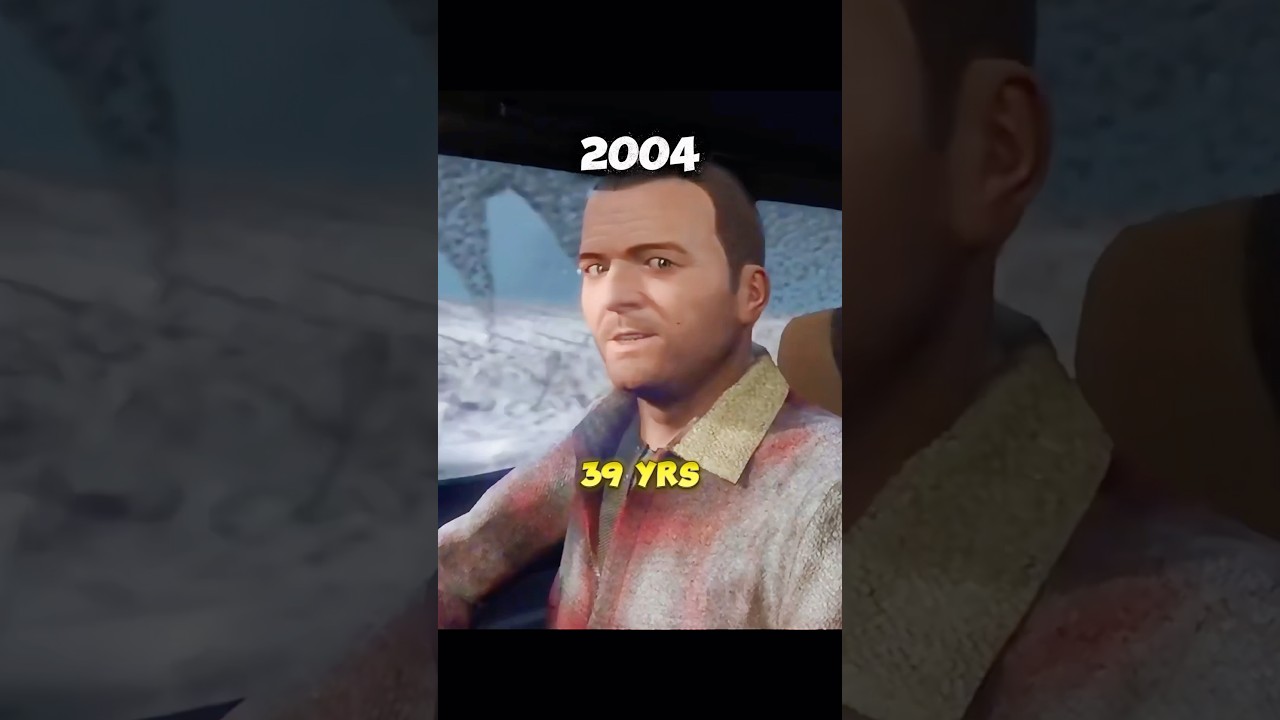 GTA 5: Michael De Santa&rsquo;s Age From 2004 to 2025 #shorts #gta5