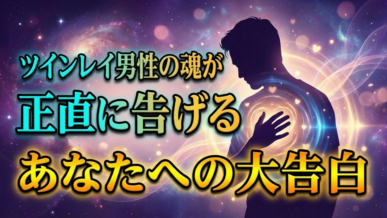 【涙が止まらない】ツインレイ男性の魂が正直に告げるあなたへの大告白｜彼の本音