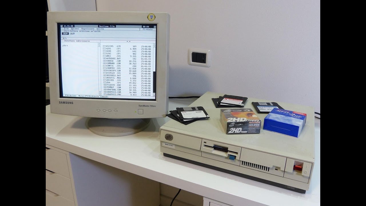 IBM PS2 Model 30 (8086 8 MHz) Boot-up and Test