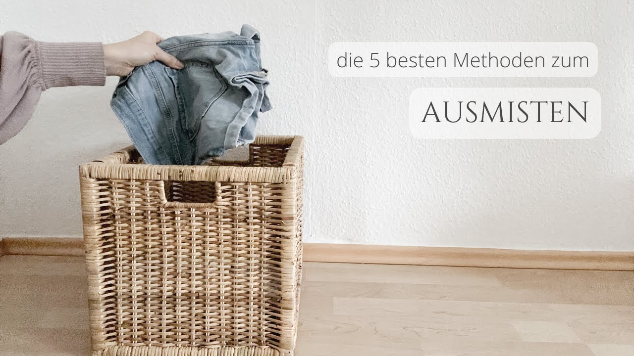 Die 5 besten Methoden zum Ausmisten - einfach und effektiv I Ausr&auml;umen und Entr&uuml;mpeln I saltypeanut