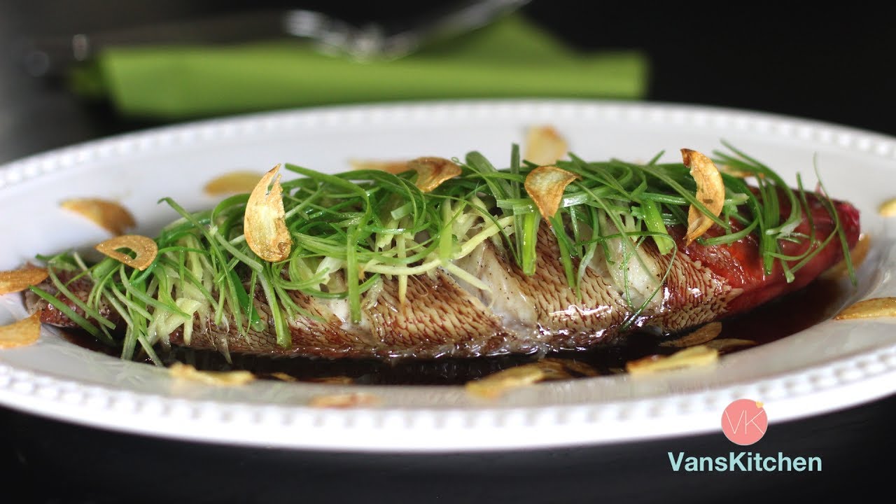 Steamed fish with ginger and green onion - Instant Pot Recipe (Cá hấp hành gừng)