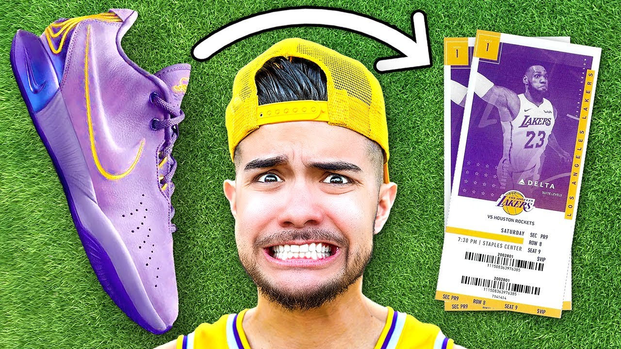 Trading Lebrons To Lakers Courtside Tickets In 24 Hours!