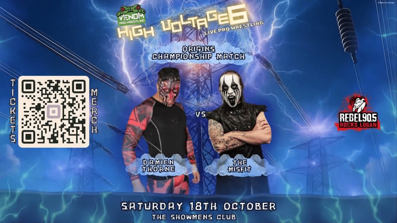 Damien Thorne vs The Misfit - High Voltage 6 (October 18, 2025)