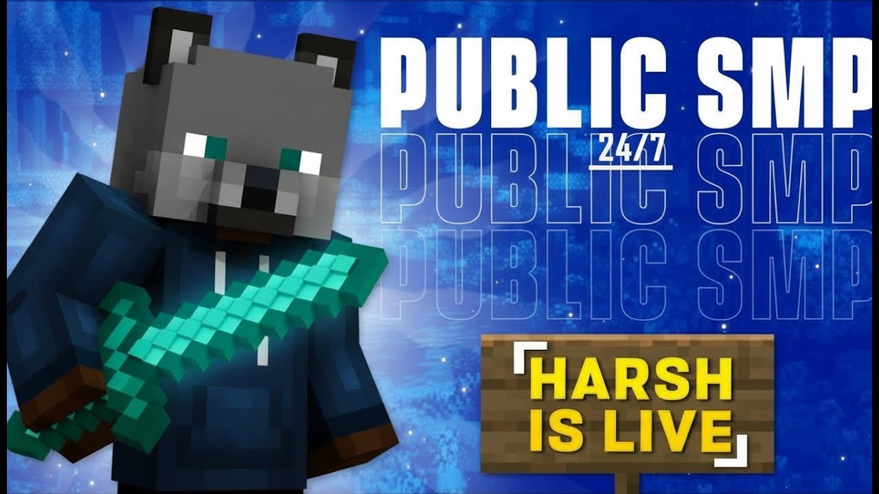 Minecraft SMP LIVE | PUBLIC SMP 24/7 JAVA + BEDROCK | PLAYING IN McFleet #live #minecraft