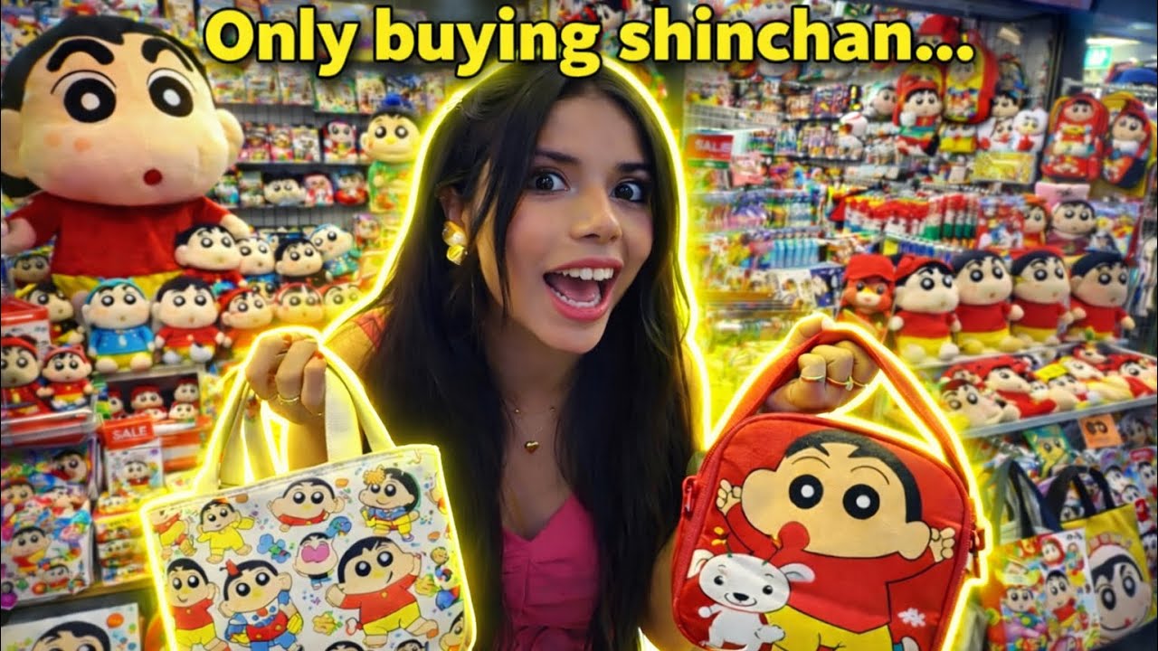Buying Shinchan Things in Thailand!! Rs. 1 lakh!!