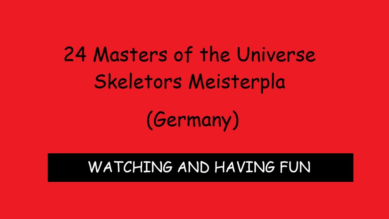 24 Masters of the Universe Skeletors Meisterpla (Germany)