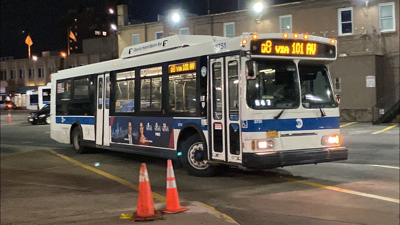 MTA/NICE: Various Bus Action at the Jamaica 165th Street Terminal!