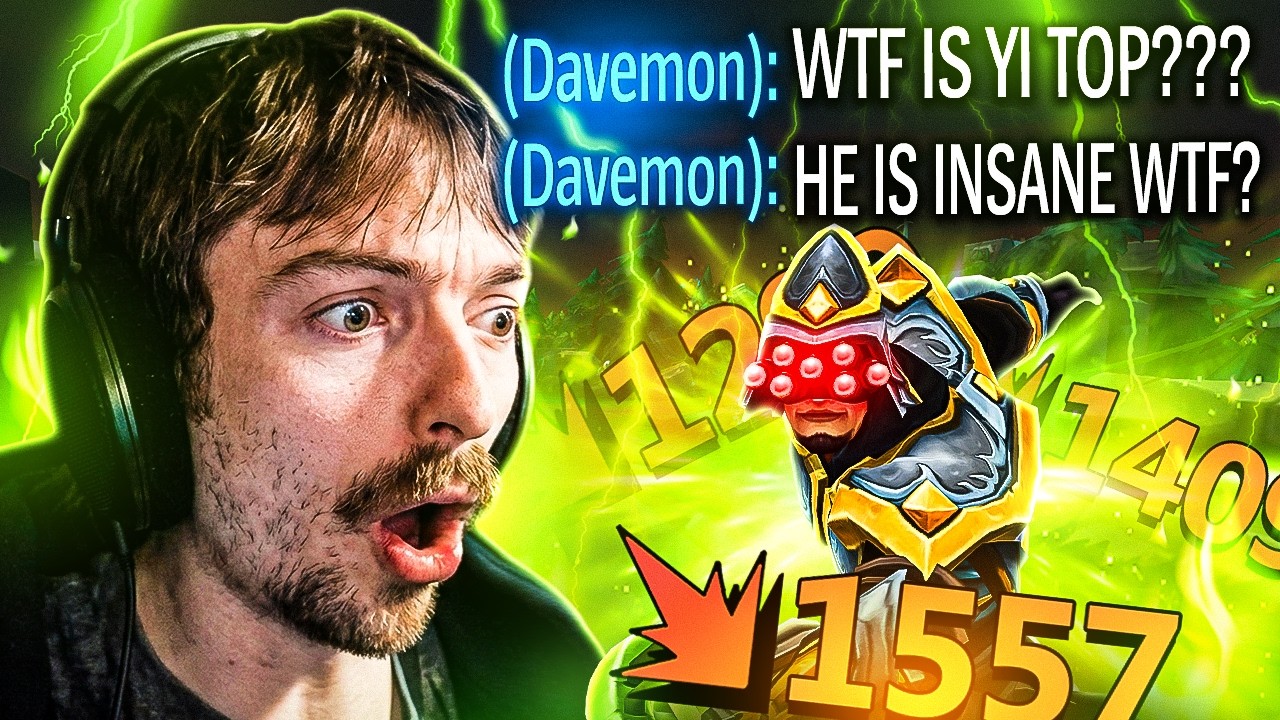 SHOWING DAVEMON THE POWER OF MASTER YI TOP