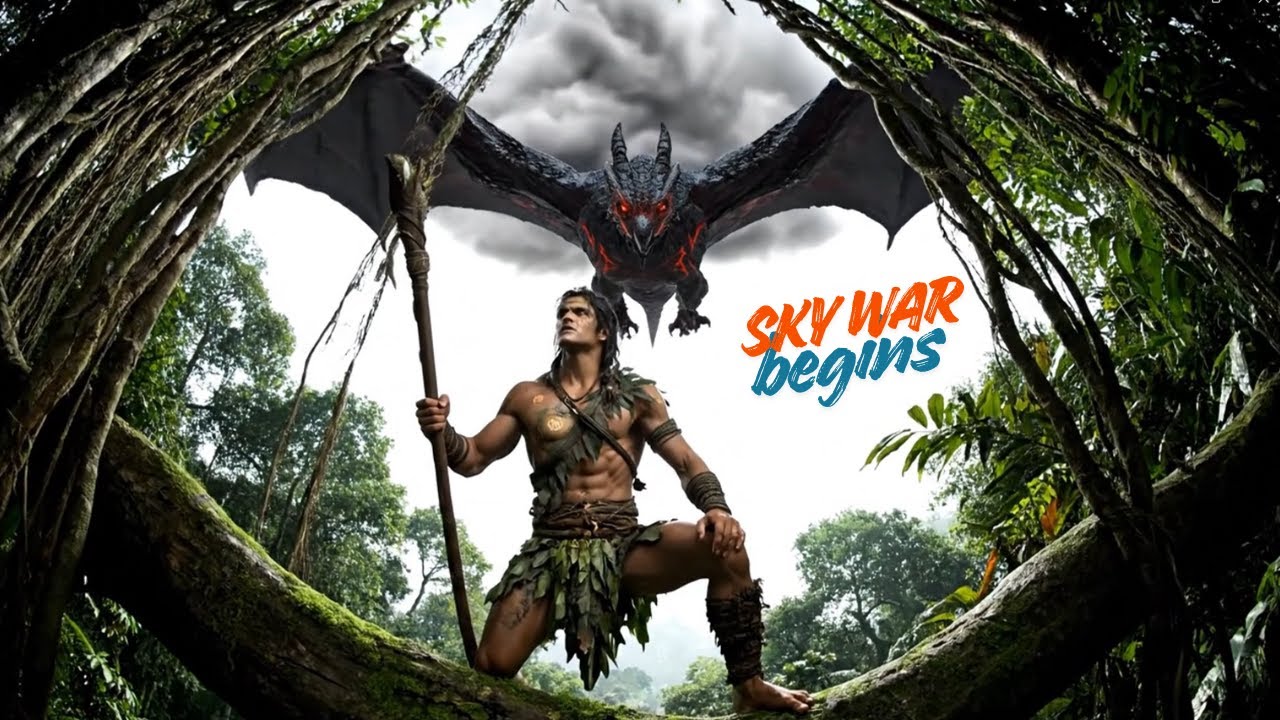 The Sky War Begins — Tarzan Battles the Ancient Winged Beast