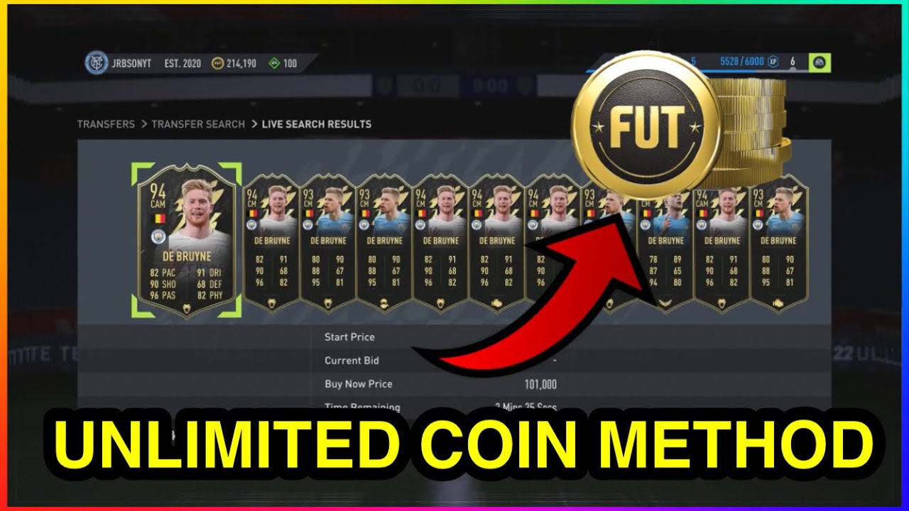 *NEW* UNLIMITED COIN METHOD IN FIFA 22 ULTIMATE TEAM | FIFA 22 SNIPING FILTER