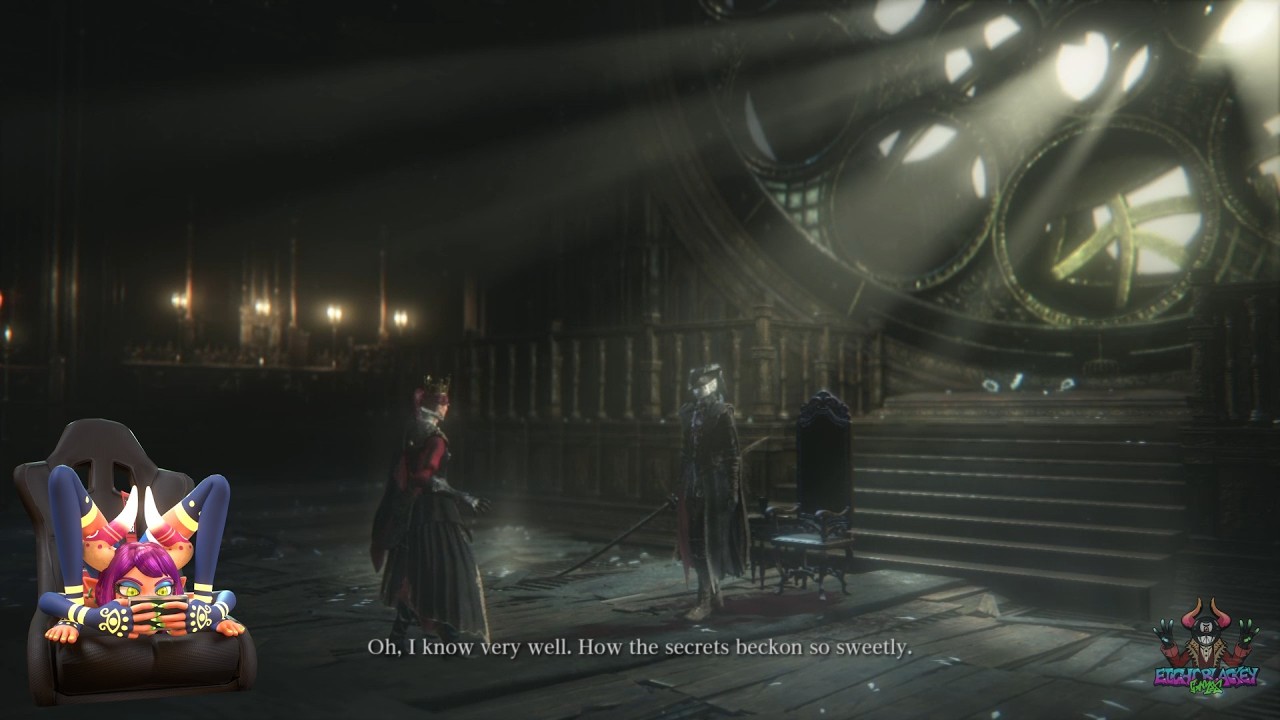 Fighting The Nightmare Huntress - Aniliade Play's Bloodborne VS Lady Maria Of The Astral Clocktower