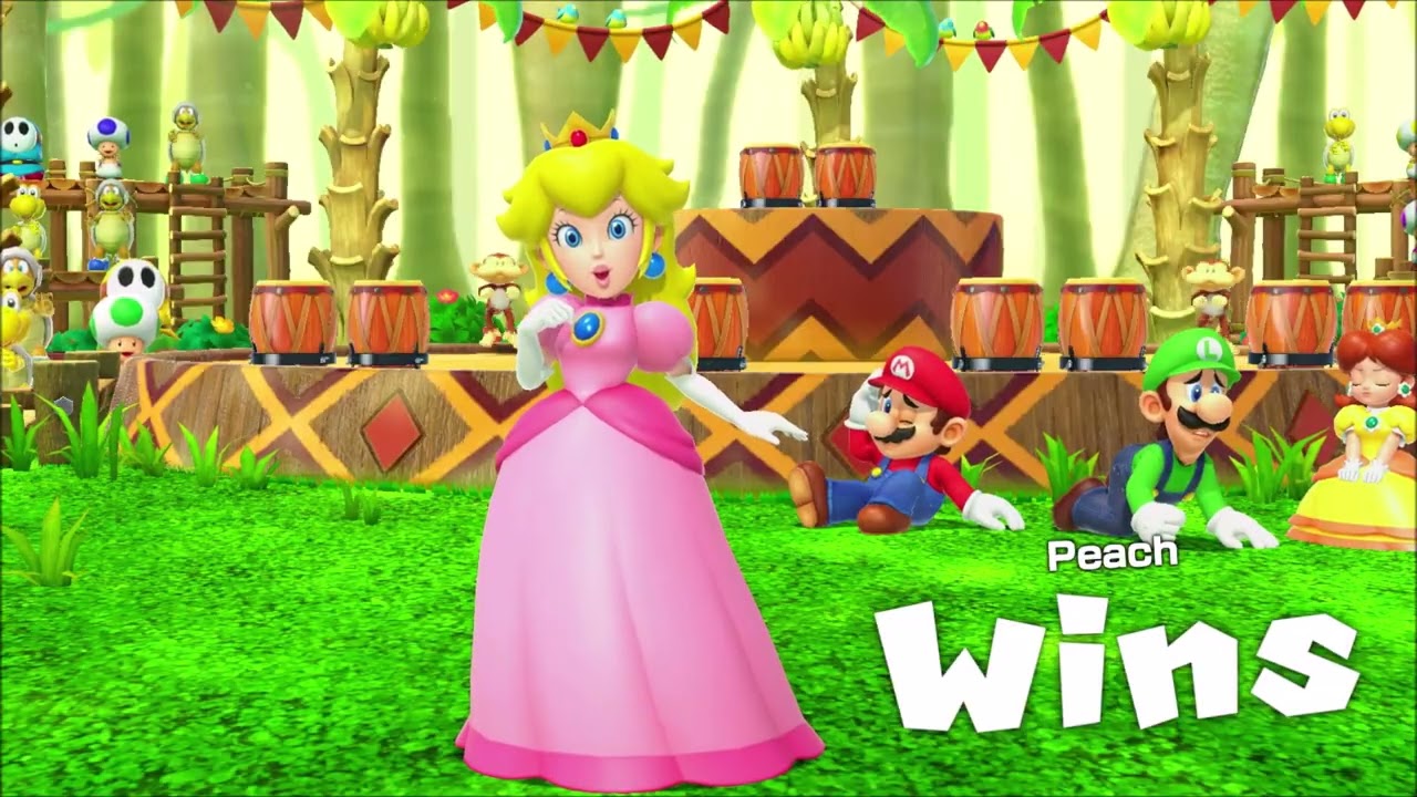 Super Mario Party Jamboree - DK's Konga Line (Minigame) (Easy 🙂 vs Master 😡)
