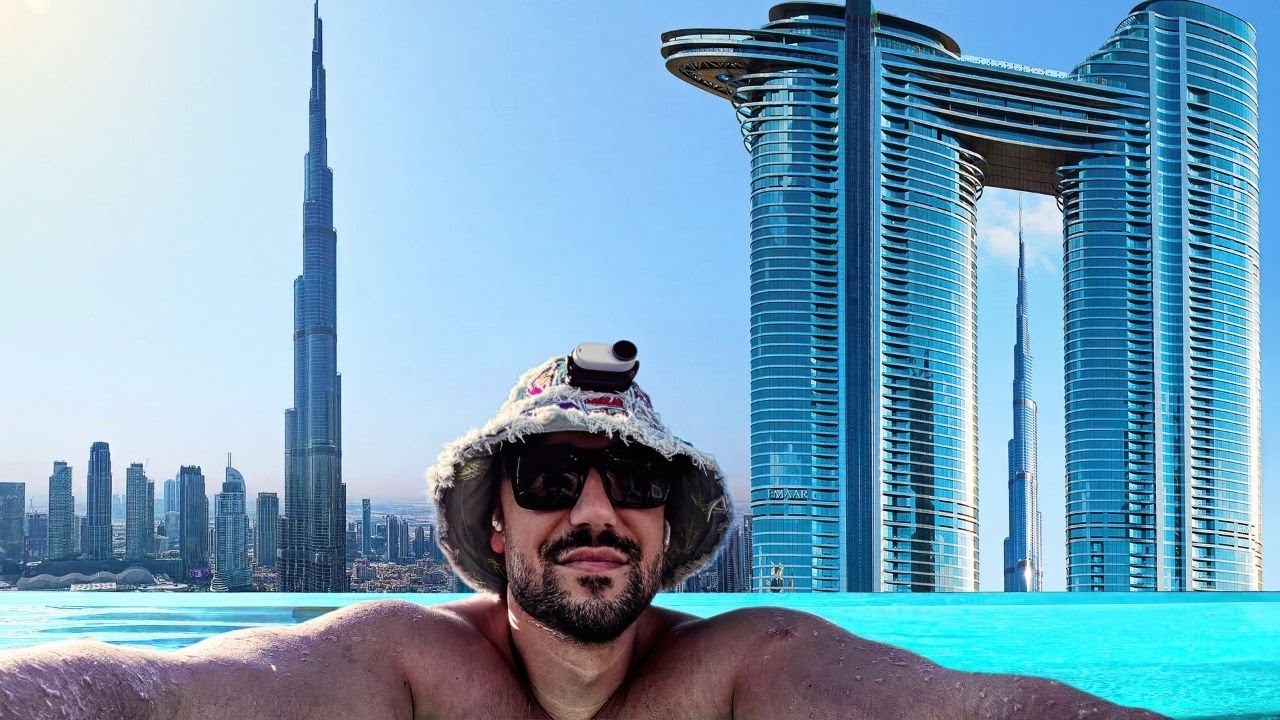Address Sky View has Ultimate Burj Khalifa view Infinity Pool | Hotel Luxury Travel Full Tour Review