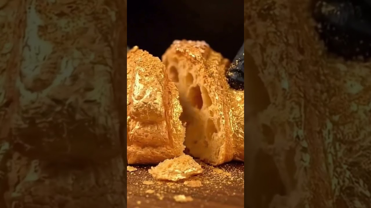ASMR golden puff #golden #shorts #puff