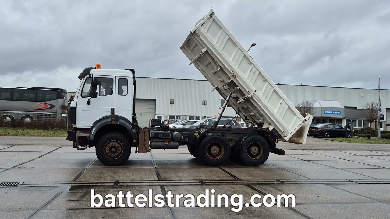 Mercedes SK2538, V8 Turbo, 6x4, 3 Way Meiler Tipper