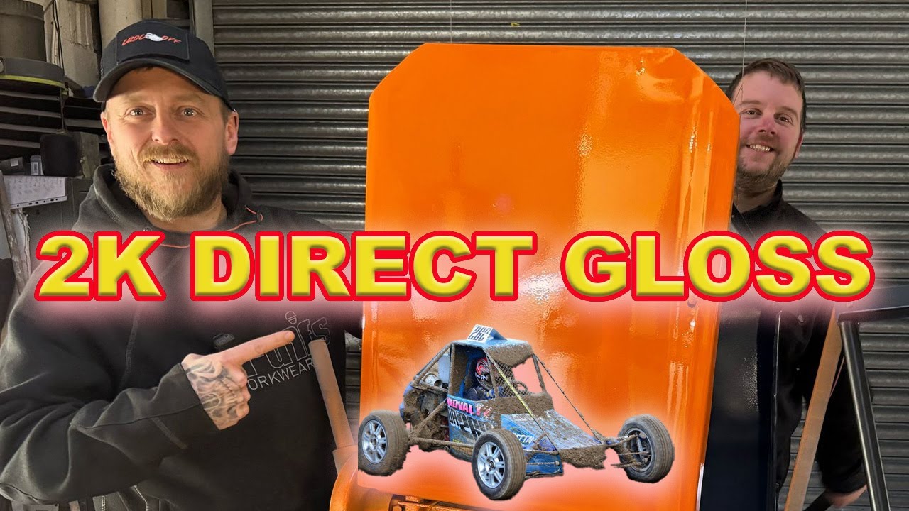 🚗 Painting Panels 🔥 2K Direct Gloss Spray For An OLD Grass Racer! 🎨