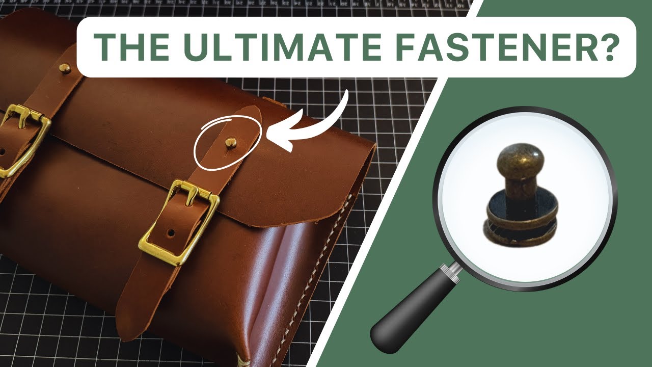 The Ultimate Guide to Button & Collar Studs | Leatherworking Tips