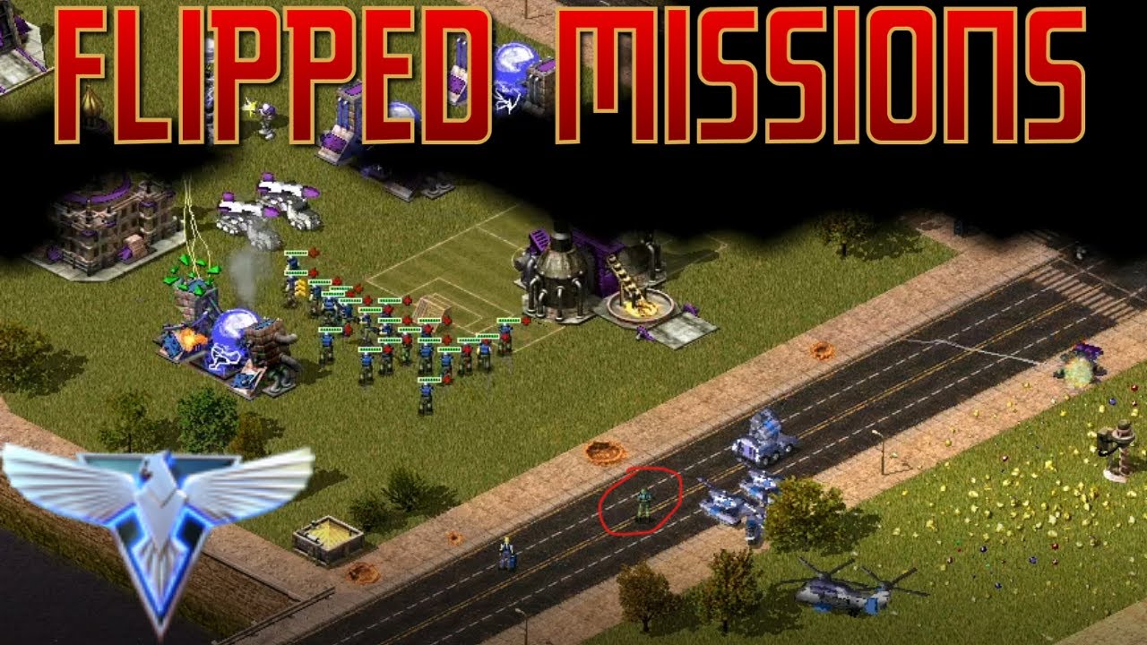 Red Alert 2 Flipped Missions - Allied Mission 8: Desecration (Hard Difficulty)