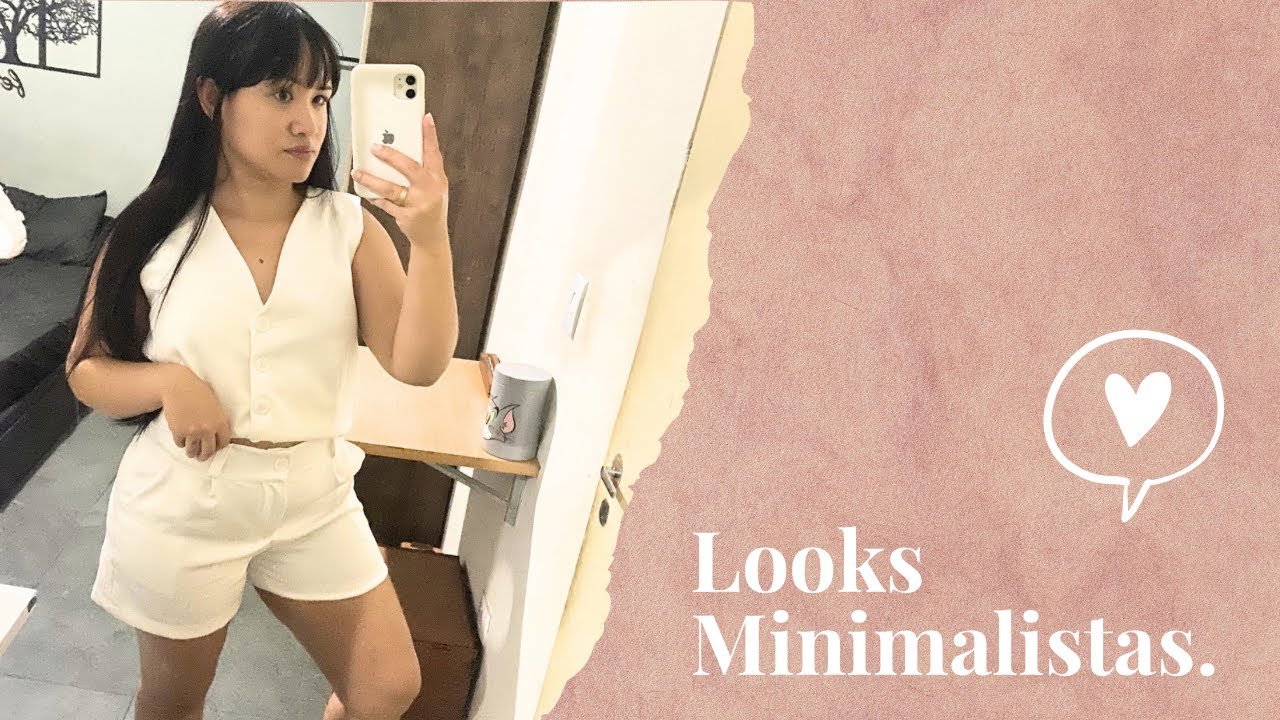 PROVANDO ROUPAS MINIMALISTAS QUE COMPREI NA SHOPEE 🤵🏻‍♀️