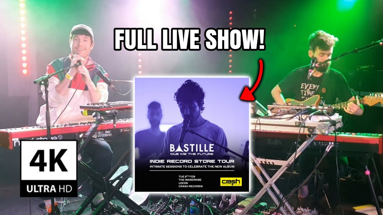 Bastille - Record Store Tour - Full Live Show - The Wardrobe, Leeds, UK 08.02.22