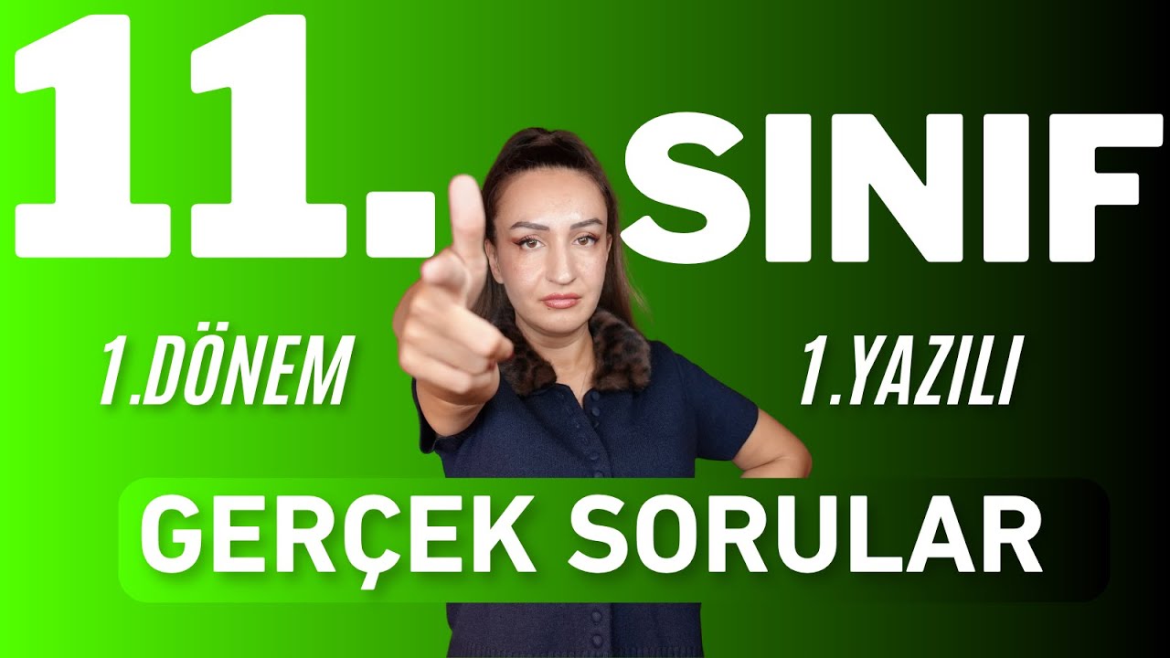 11.SINIF EDEBİYAT 1.DÖNEM 1.YAZILI SORULARI / 2026 / GERÇEK SORULAR!